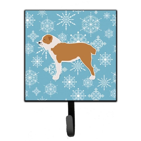 Jensendistributionservices Winter Snowflake Central Asian Shepherd Dog Leash or Key Holder MI2100744